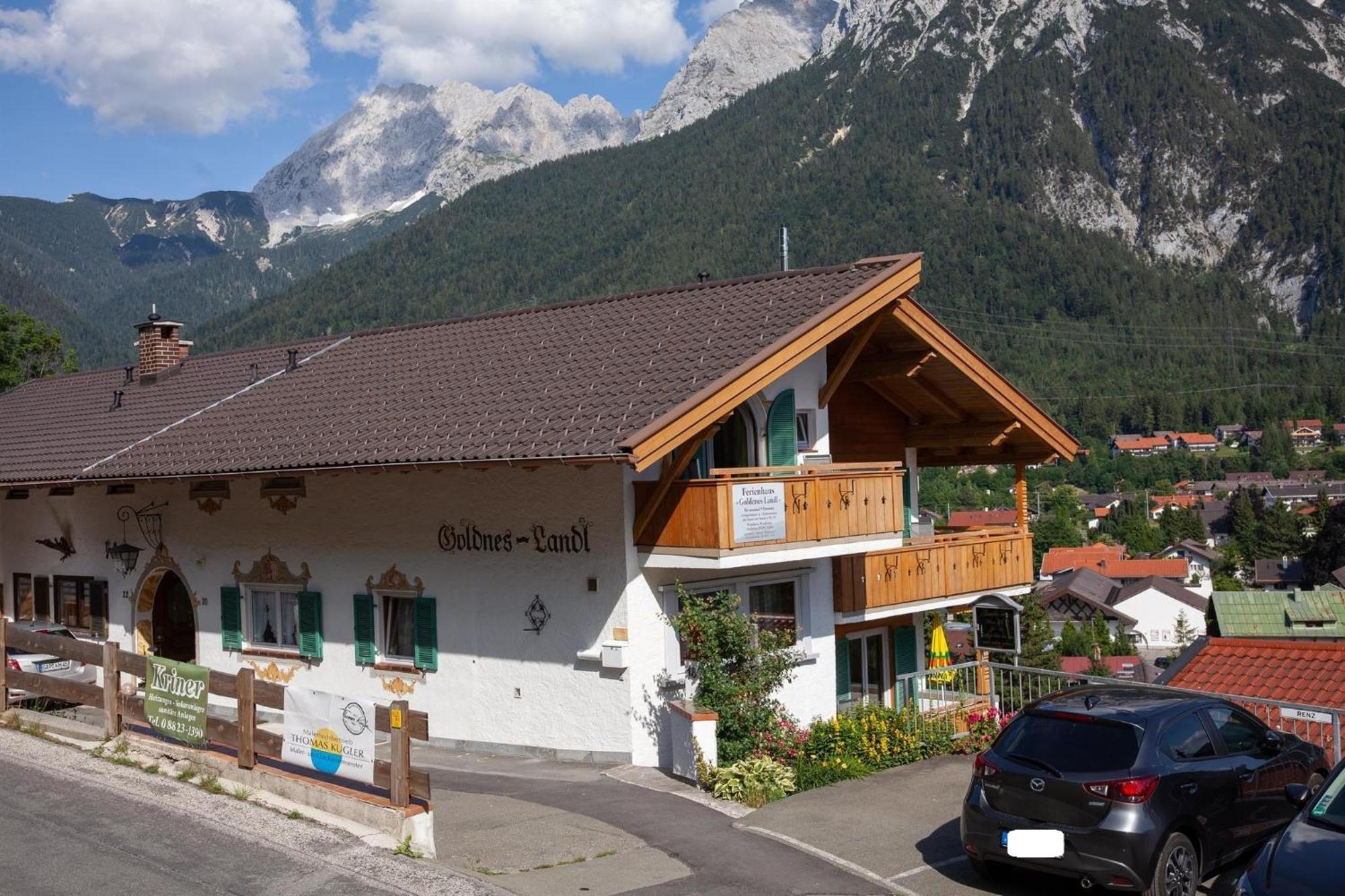Ferienhaus Goldenes Landl ミッテンヴァルト エクステリア 写真